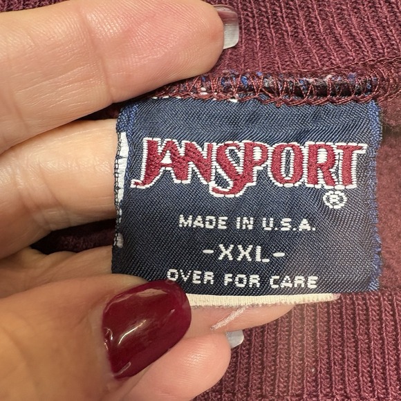 Jansport Sweatshirt San Luis Obisp Cal Poly Crew Neck Mens Size XXL USA 90s - Picture 9 of 11